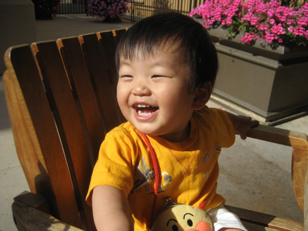 Happiness is becoming a grandma “Nana” to my grandson, Tiger.